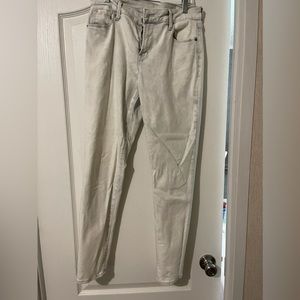 Old Navy Gray Acid Wash Skinny jeans size 8